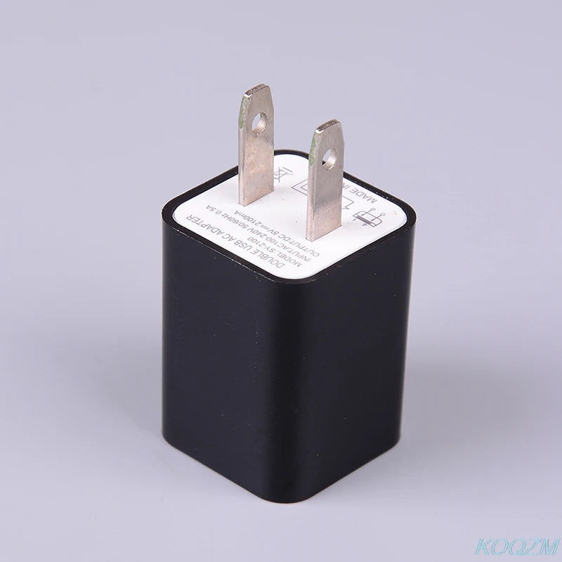 5V 1A Dual 2 Port USB AC Wall Home Charger Power Adapter US Plug FOR Phone Universal Travel