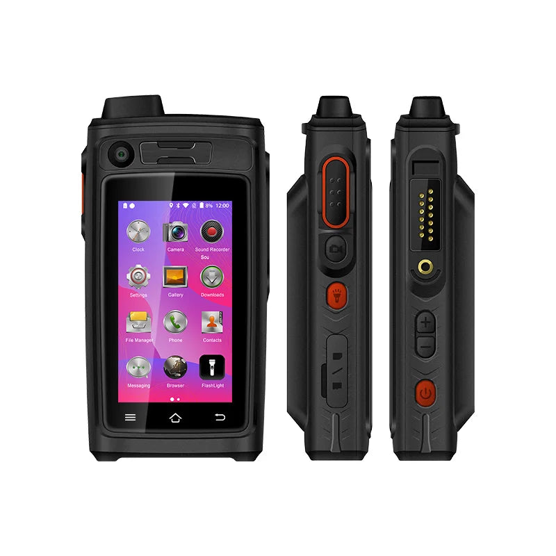 UNIWA A19S IP68 Walkie Talkie 3GB 32GB 4800mAh Touch Screen Android 6.0 Loud Speaker 16MP POC Zello Night Vision NFC SOS 4G LTE