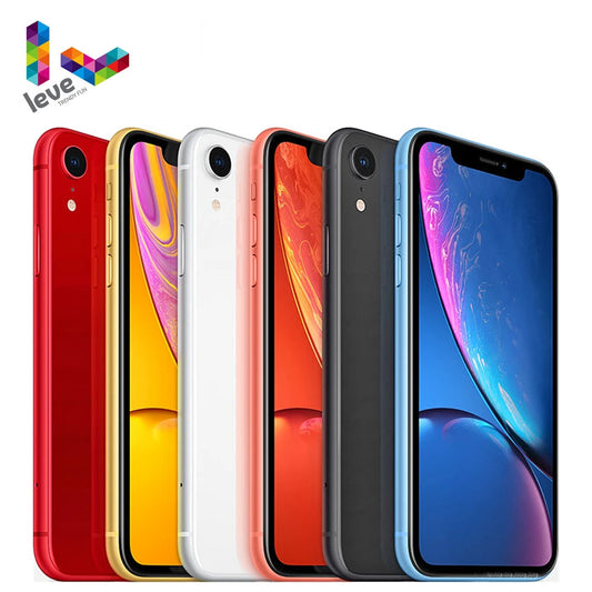 Unlocked Used Apple iPhone XR Mobile Phone 6.1" A12 3GB RAM 64GB/128GB/256GB ROM Hexa Core 12MP 4G LTE Original iOS Cellphone