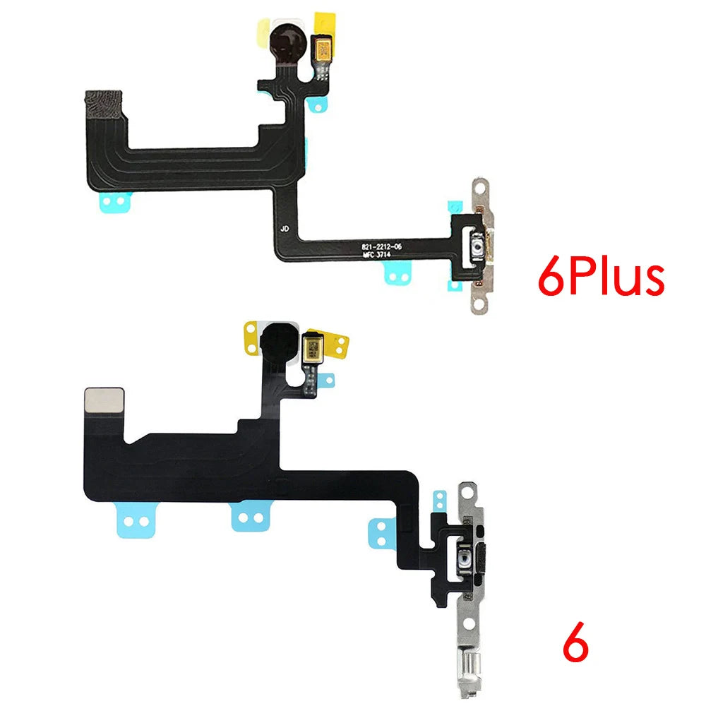 Power Flex Cable With Bracket Flash LED & Microphone For iPhone 6 6P 6s 6sp 7 7p 8 8 Plus X XS XR XS max mobile phone parts