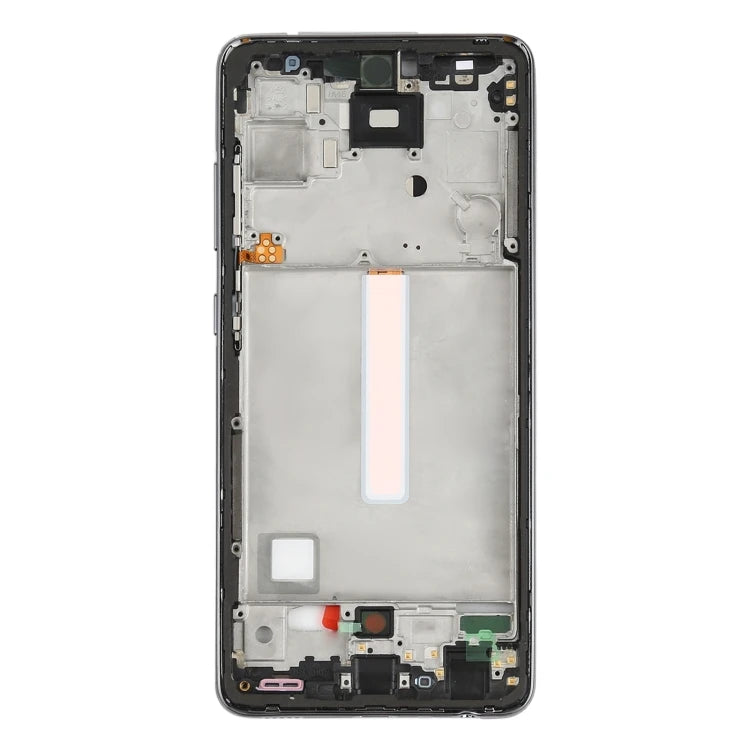 For Samsung A52 4G/5G SM-A525 SM-A526 Phone Screen Plate Panel LCD Bezel Front Frame Housing Middle Chassis Repair Parts