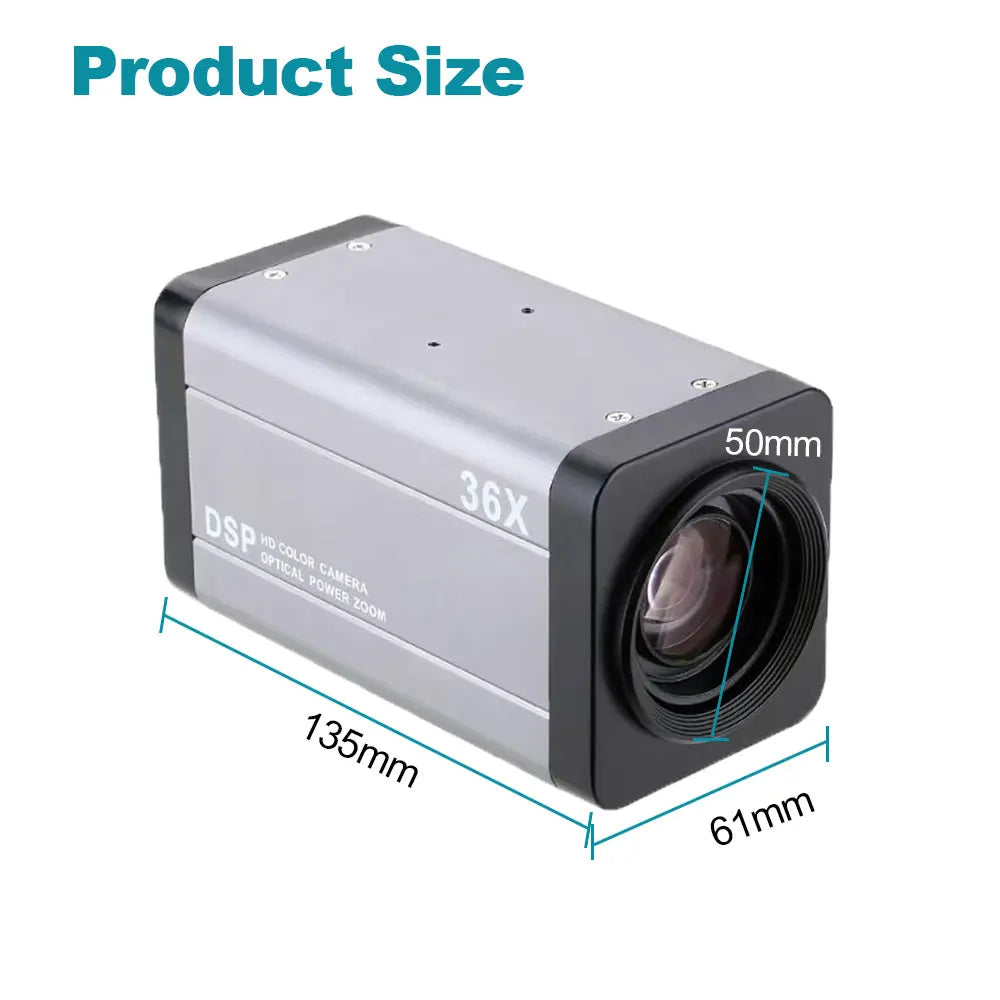 4K 8MP With SONY IMX415 Starlight 36X Optical Zoom 5MP IP Camera Color IPC CCTV Box Camera AUTO Network P2P Hikvision Compatible