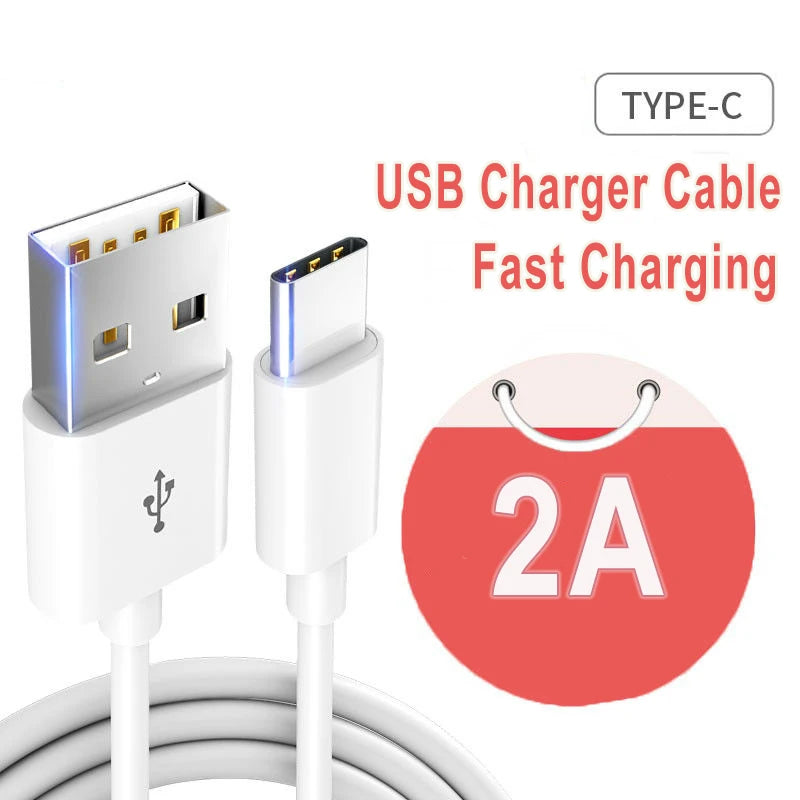 Mobile Phone Fast Charger For Samsung S20 FE S10 S9 S8 Plus Lite A21S A31 A51 A71 A41 A50 Type-c USB Cablel QC 3.0 USB Charger