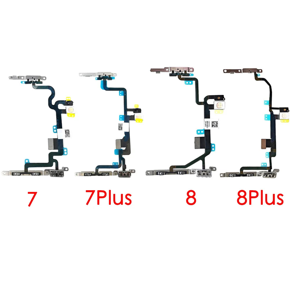 Power Flex Cable With Bracket Flash LED & Microphone For iPhone 6 6P 6s 6sp 7 7p 8 8 Plus X XS XR XS max mobile phone parts