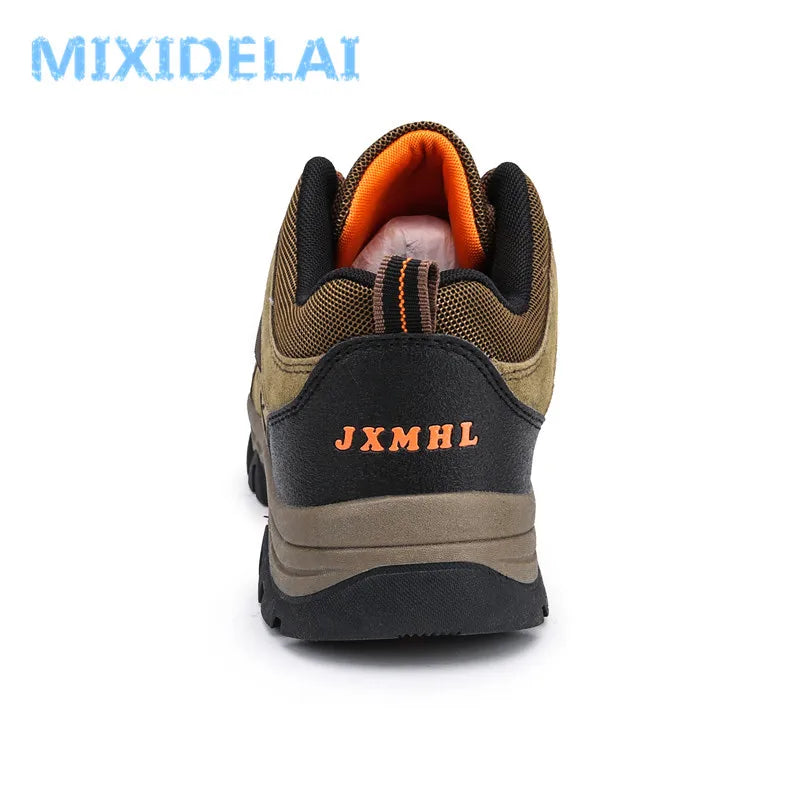 MIXIDELAI 2024 New Brand Spring Fashion Outdoors Sneakers Breathable Men's Shoes Mens Combat Desert Casual Shoes Plus Size 36-47