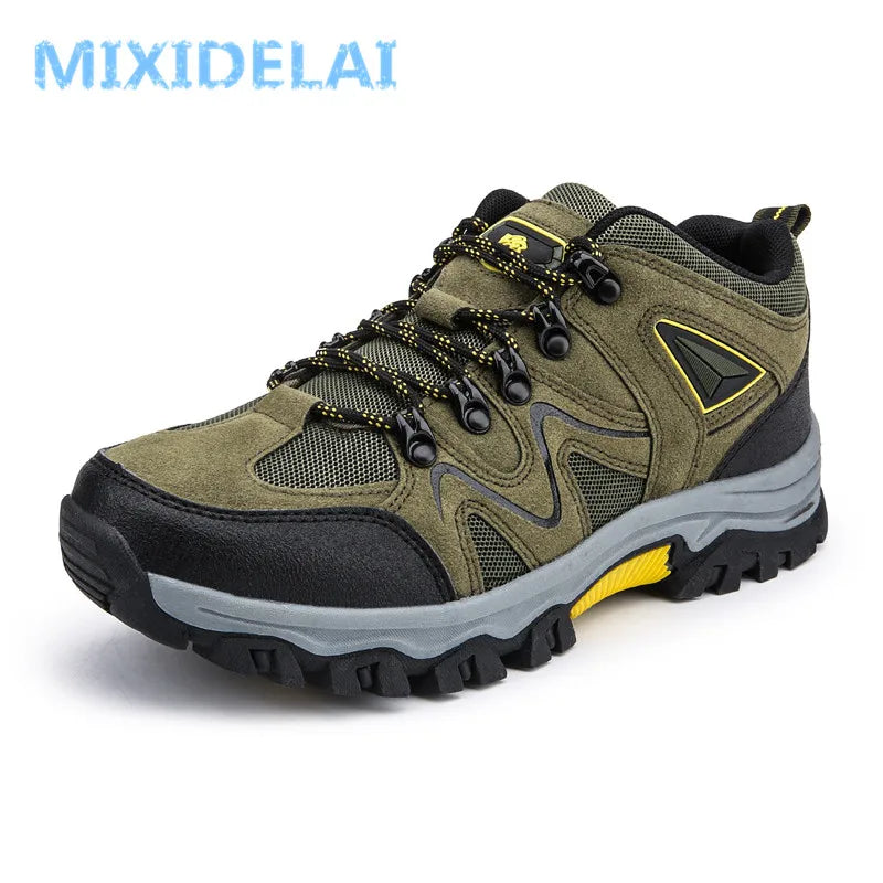 MIXIDELAI 2024 New Brand Spring Fashion Outdoors Sneakers Breathable Men's Shoes Mens Combat Desert Casual Shoes Plus Size 36-47