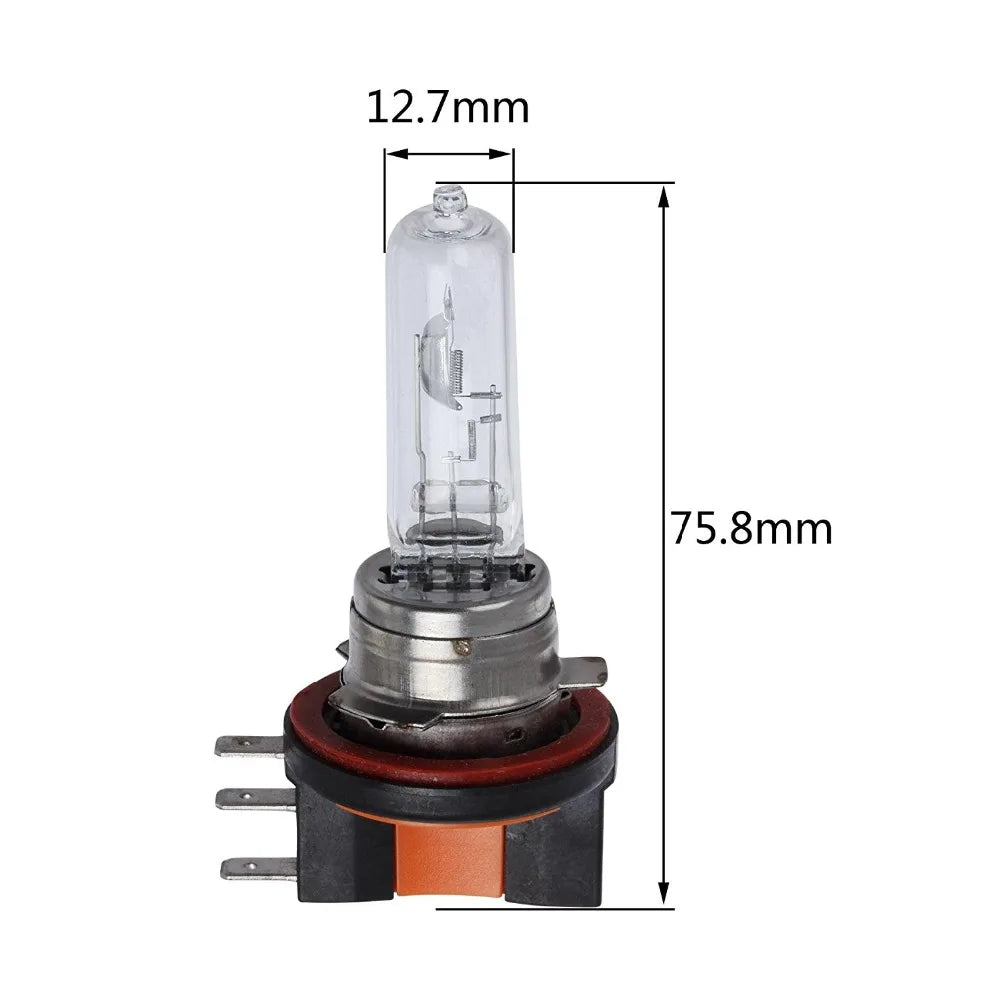 1Pc H15 Car Headlight Halogen Light Bulbs PGJ23T1 15/55W 3200K HID Yellow Car Headlights Bulb Car Fog Light Bulbs For VW audi