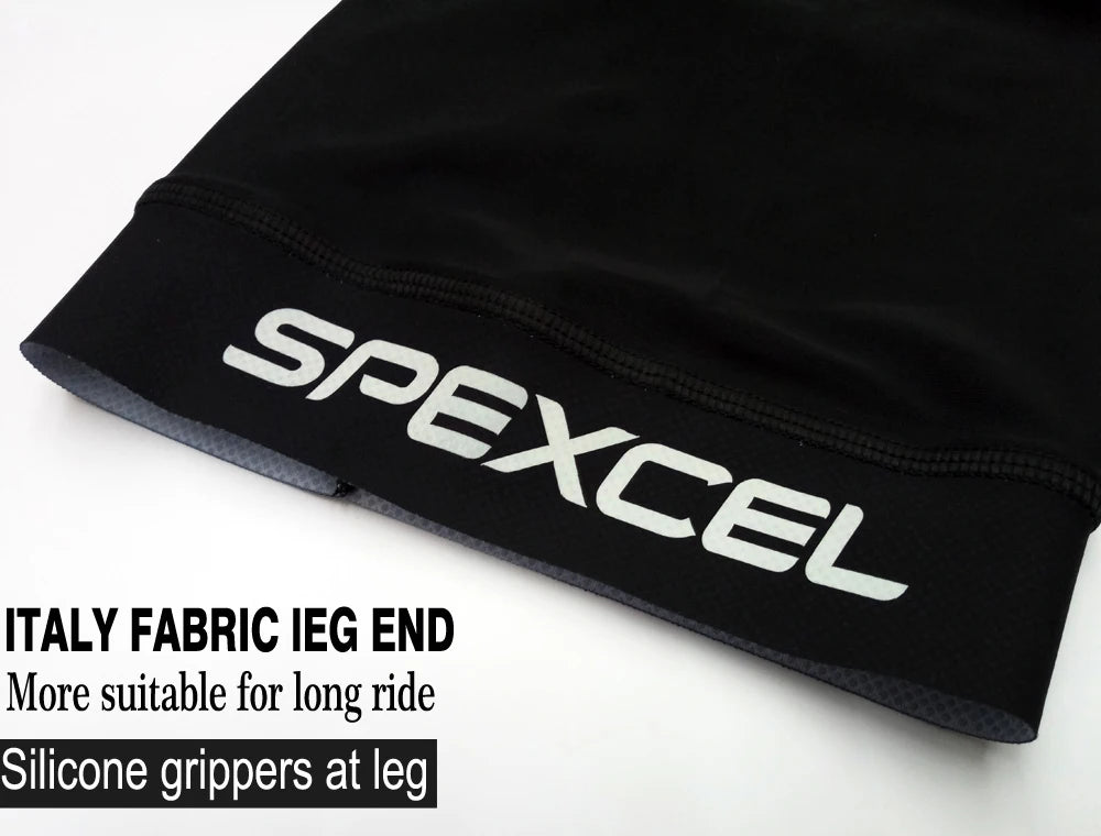 SPEXCEL high quality classic bib shorts race bicycle bottom Ropa Ciclismo bike pants 4D gel pad Italy Silicon grippers at leg