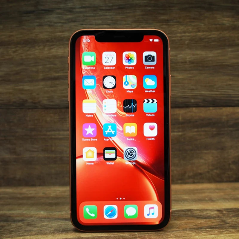 Unlocked Used Apple iPhone XR Mobile Phone 6.1" A12 3GB RAM 64GB/128GB/256GB ROM Hexa Core 12MP 4G LTE Original iOS Cellphone