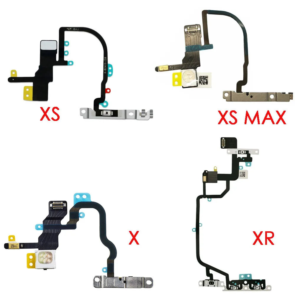 Power Flex Cable With Bracket Flash LED & Microphone For iPhone 6 6P 6s 6sp 7 7p 8 8 Plus X XS XR XS max mobile phone parts