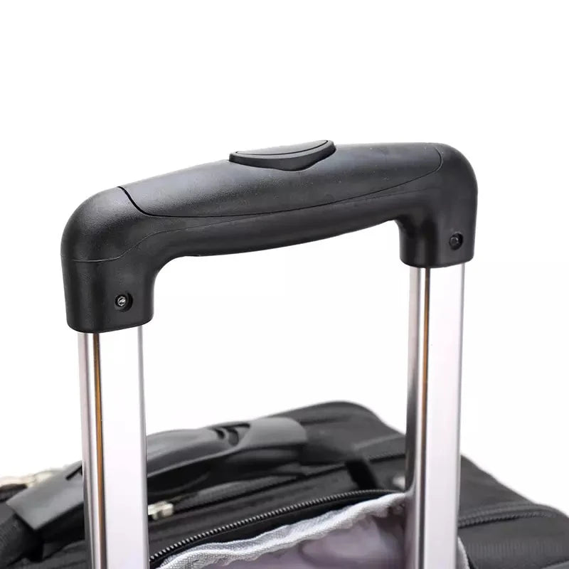 Swiss brand trolley suitcase on wheels 16 inch password computer bag Oxford business rolling luggage travel boarding suitcase