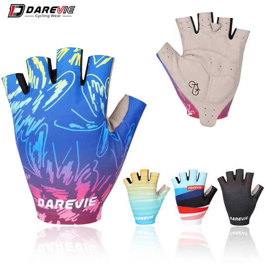 DAREVIE Cycling Gloves Summer Shockproof Breathable Man's Women's Cycling Gloves Half Finger High Quality MTB Road Bike Gloves