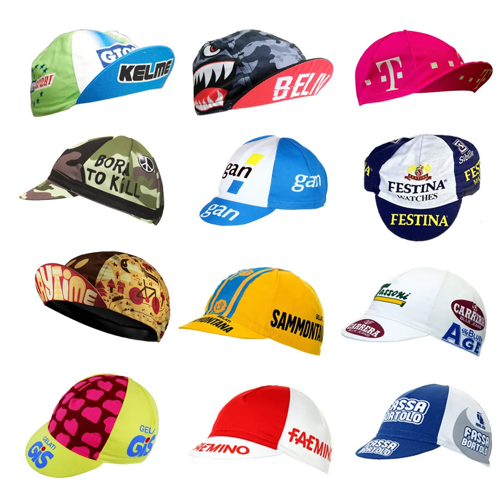 Retro Classic Summer Cycling Caps Gorra Ciclismo Bicycle Hat Outdoor Sports Men&Women Bike Hats