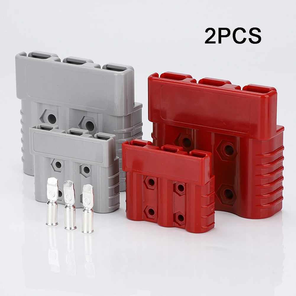 1Set Terminal 600V For Anderson Style 3 Pin 50A Plug DC-DC Charger Solar Power Connector Plug Electrical Equipment Supplies