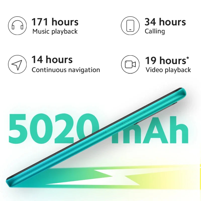 Global Firmware Xiaomi Redmi 9 Smartphone ,Helio G80 13MP Quad Camera, 5020mAh, 6.53 "FHD + Display Original Cellphone