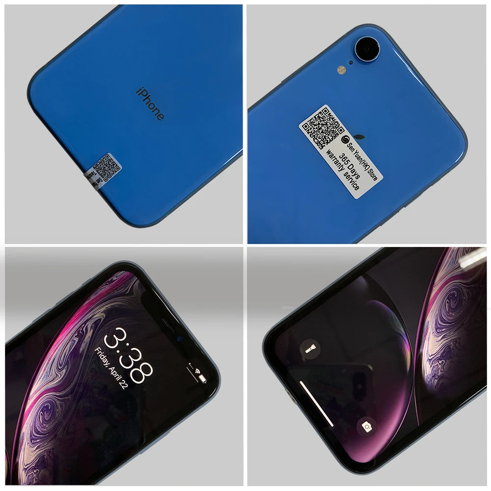 Original Apple iPhone XR 6.1" RAM 3GB ROM 64GB/128GB/256GB Smartphone A12 Bionic 4G LTE Hexa Core IOS Face ID NFC Cell Phone