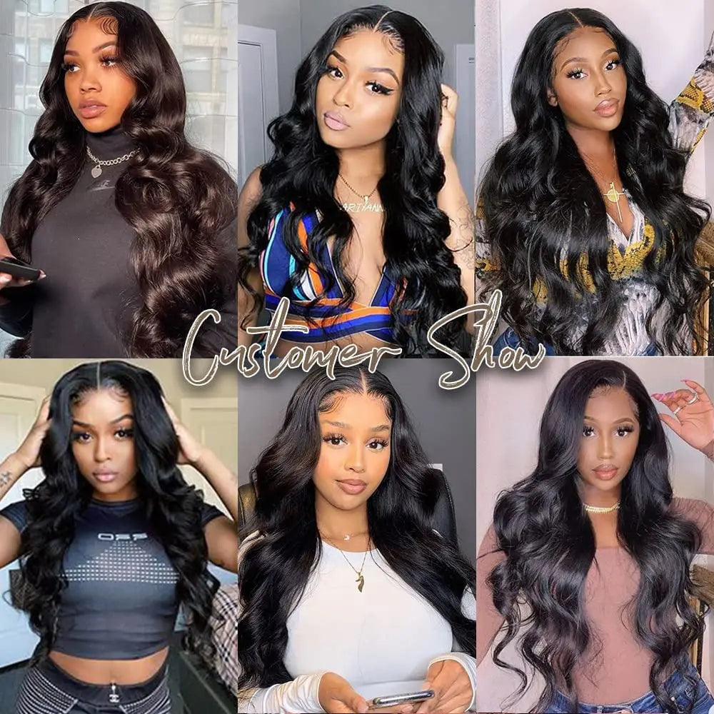 Body Wave Clip In Hair Extensions For Black Women 8Pcs Clip In Human Hair Extensions With Double Weft 120g