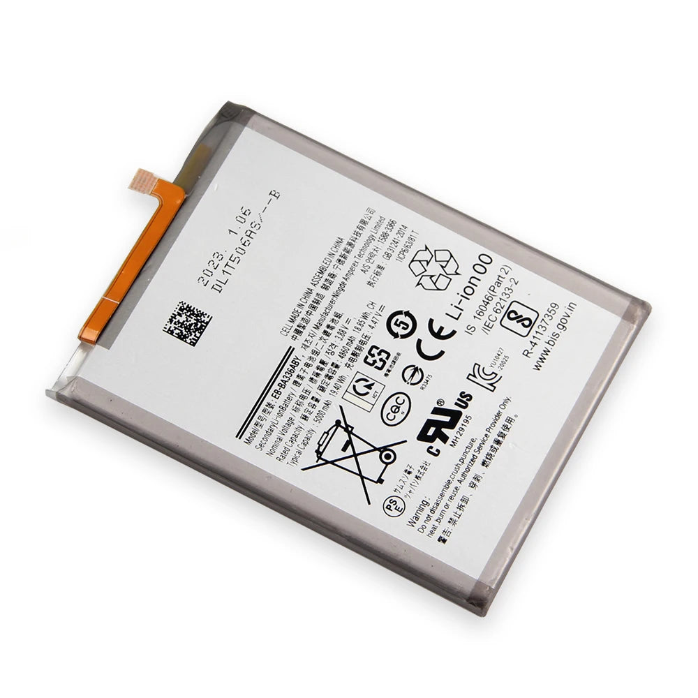 Replacement Battery EB-BA336ABY For Samsung Galaxy A33 A53 5G SM-A5360 A5360 Rechargered Phone Battery 4860mAh