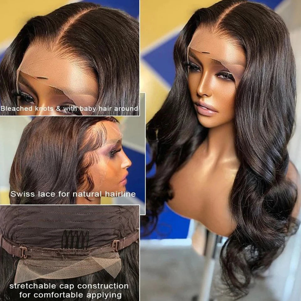 Body Wave Transparent 13x4 Lace Front Human Hair Wigs On Sale Clearance Lace Front Wig For Black Women 13*5*2 T Lace Wigs