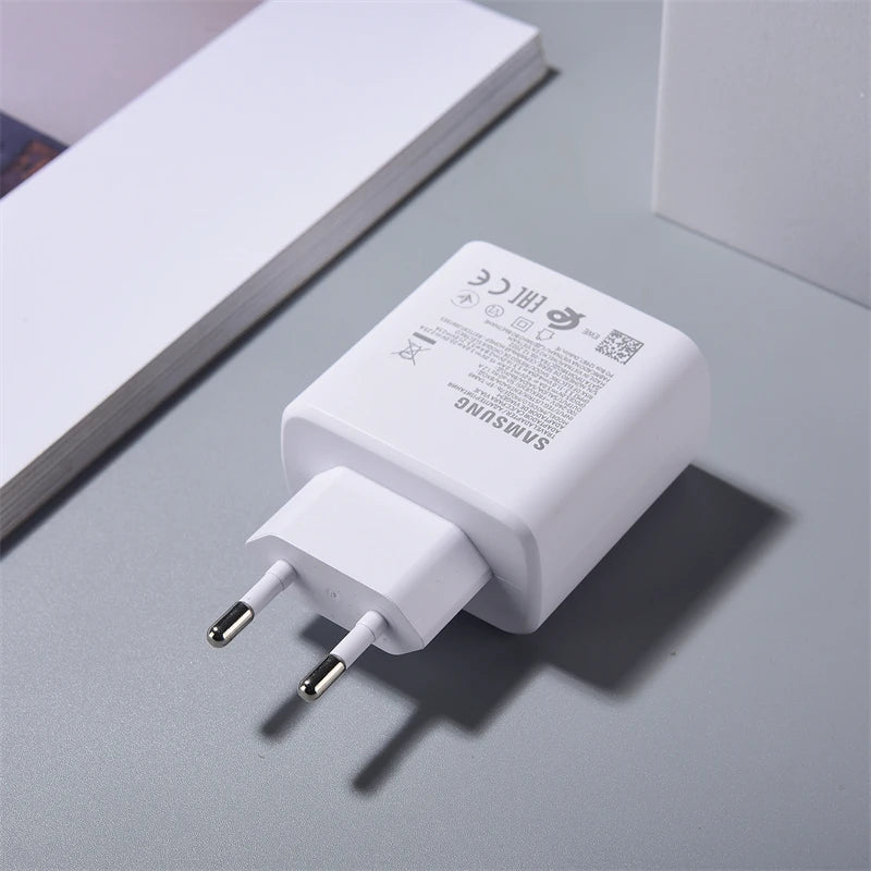 SAMSUNG 45W Super Fast Charger for Galaxy S24 Z Flip Fold 5 4 3 2 S24 S23 S22 Note20 Ultra Plus A55 5A USB C to USB C PD Cable