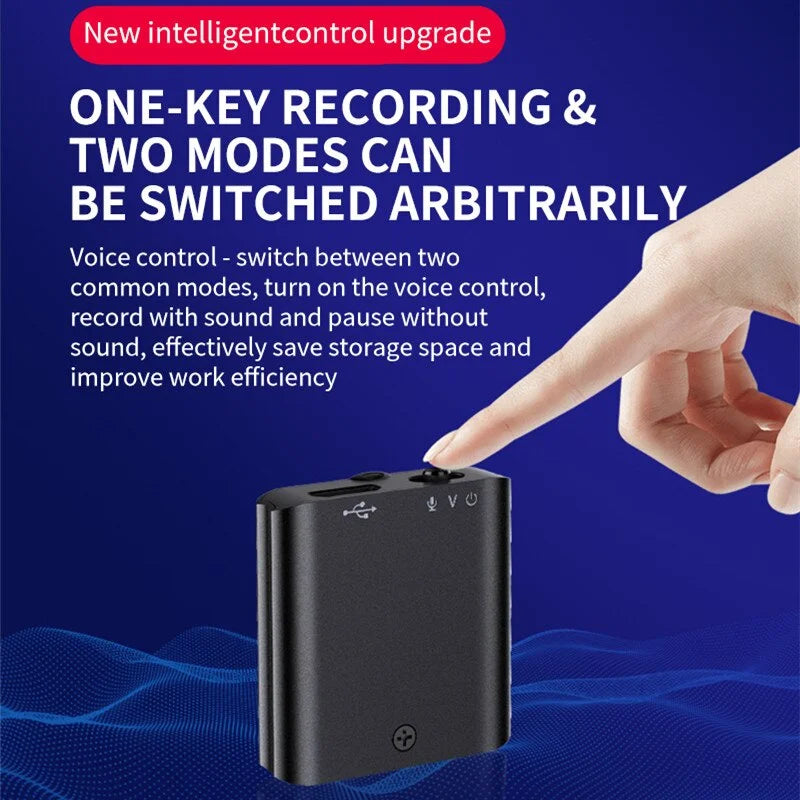 Q63 Voice Recorder Mini Portable 8/16/32GB Large-capacity Long Standby Automatically Save HD Digital Secret Audio Voice Record