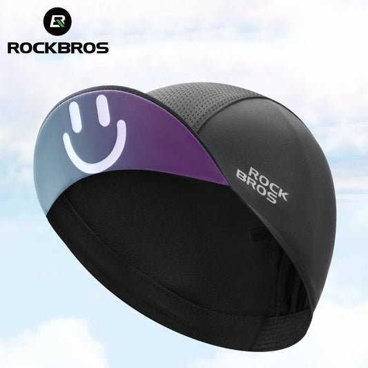 ROCKBROS Cycling Sport Caps Summer Men Women Bicycle Cap UPF50+ Sun Protection Hat Quick- Drying Polyester Breathable Bike Cap