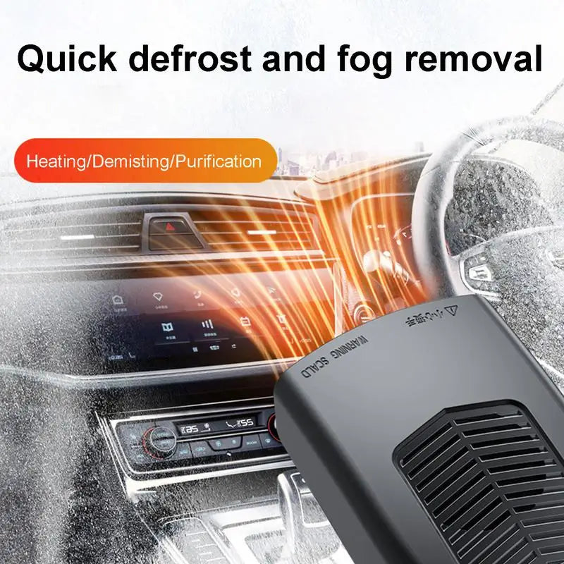 Car Heater Windshield Defogging 12V 150W  Car Heating Defroster Heater Defrosting Snow Small Electrical Appliances Auto Heater