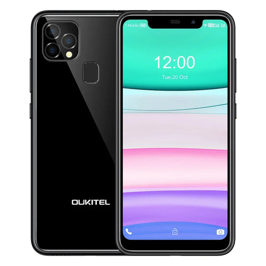 OUKITEL C22 Mobile Phone 4+128GB ROM 5.85"HD+ Screen 4000mAh Battery Smartphone 13MP Rear Camera Face ID Smart Phone