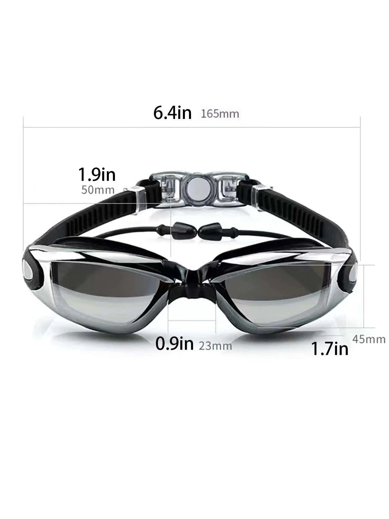 Professional Adult Swim Goggles Waterproof Fog-proof Racing Goggles Men Women Cool Silver Plated Swimming Equip Wholesale