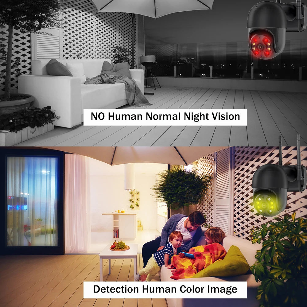 4MP 5MP HD PTZ Video Surveillance Camera With GSM Sim Card 4G Outdoor Color Night Vision Security Protection CCTV Camera