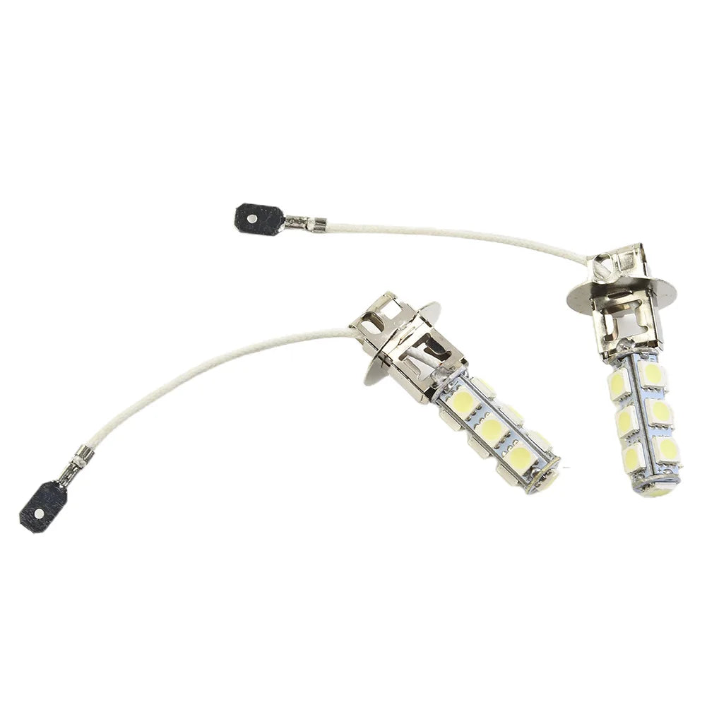 2pc H3 LED Light Bulbs 6V Car Light Fog DRL Driving Lamp Flashlight Torches Bulbs 6500K Auto Lamp Emitting Device Car Accessorie