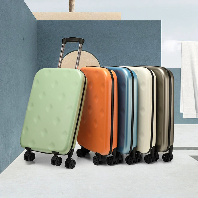 Foldable Trolley beautiful Luggage Fashion Universal Wheel design Boarding Bag Portable Storage Case Business Travel Suitcases