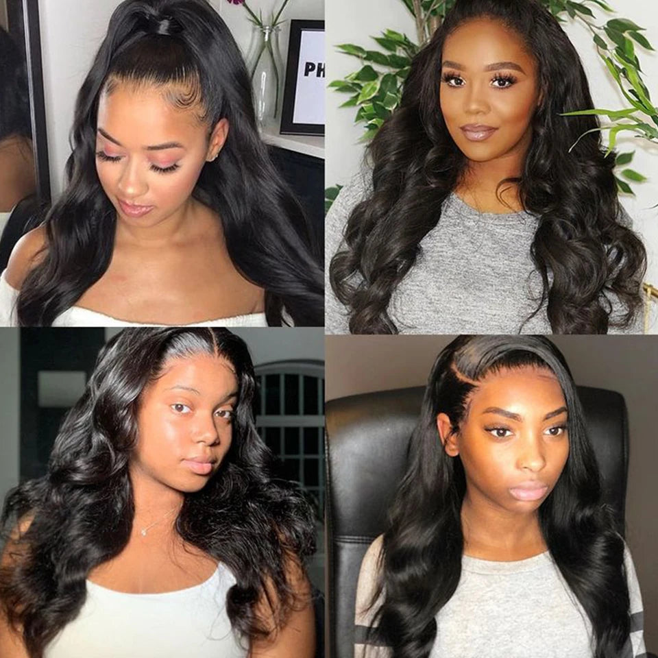 Body Wave Transparent 13x4 Lace Front Human Hair Wigs On Sale Clearance Lace Front Wig For Black Women 13*5*2 T Lace Wigs