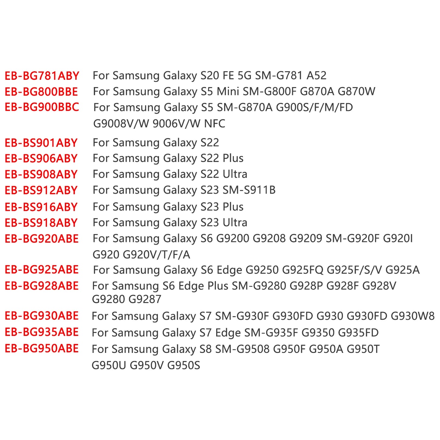 XDOU High Quality Battery For Samsung Galaxy S5 S6 S7 S8 S20 S22 S23 FE Edge Mini Plus Ultra SM-S911B G928P G950A + Kit Tools