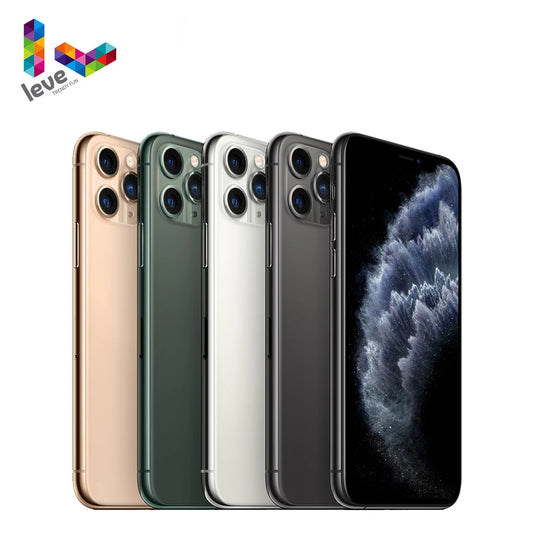 Apple iPhone 11 Pro Original iOS Mobile Phone 5.8" A13 Bionic 4GB RAM 64GB/256GB ROM Hexa Core 3 Cameras NFC 4G LTE Cellphone