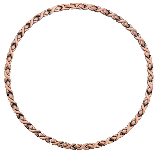 Pure Copper Magnetic Necklace Ultra Strength Magnetic Necklace for Women Men Necklace with Magnets Adjustable Size Drop Shipping