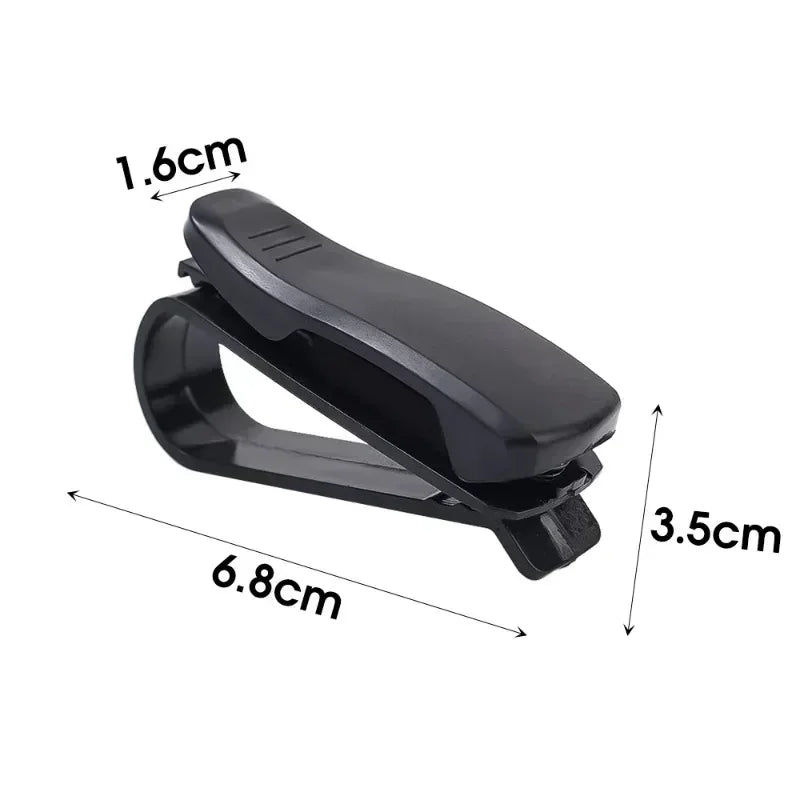 Universal Car Auto Sun Visor Glasses Box Sunglasses Clip Card Ticket Holder Fastener Pen Case Eyeglasses Interior Accessories