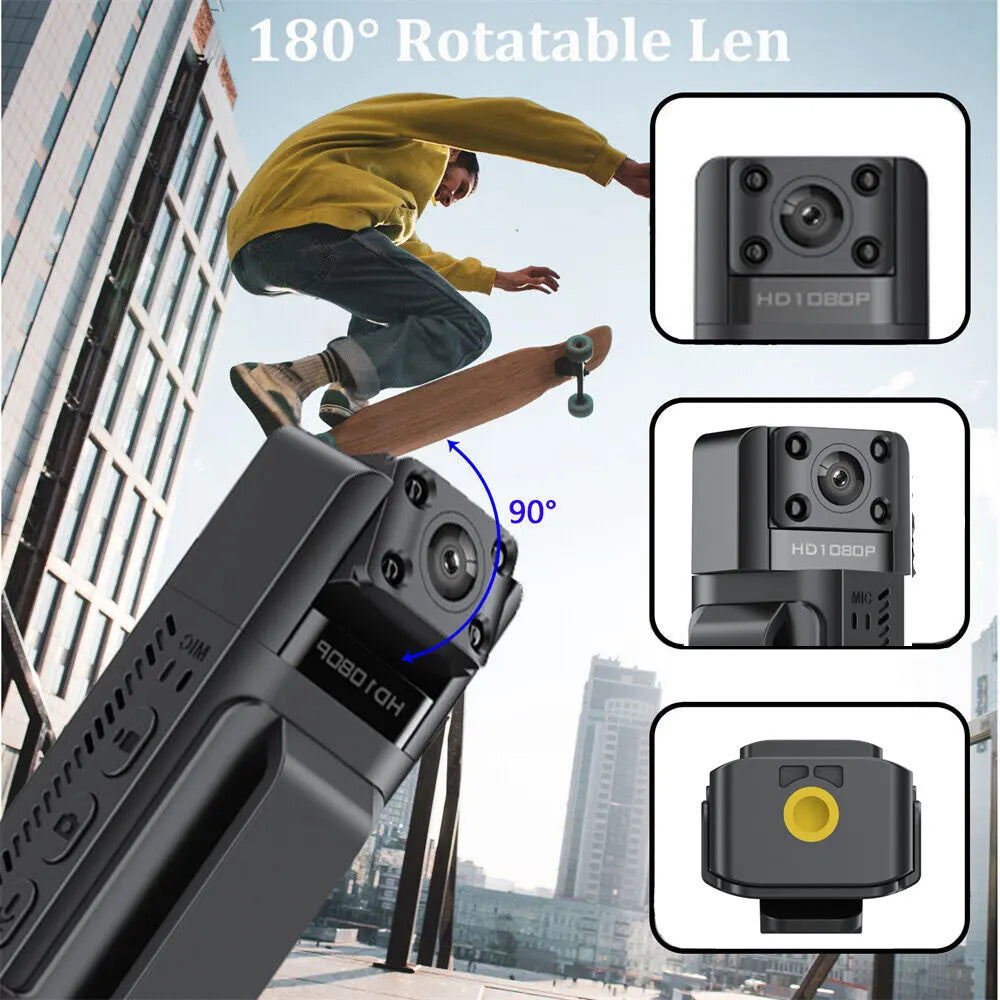 New 1080P Mini Camera Motion Detection Portable Digital Video Recorder Body Camera Night Vision Recorder Miniature Camcorder