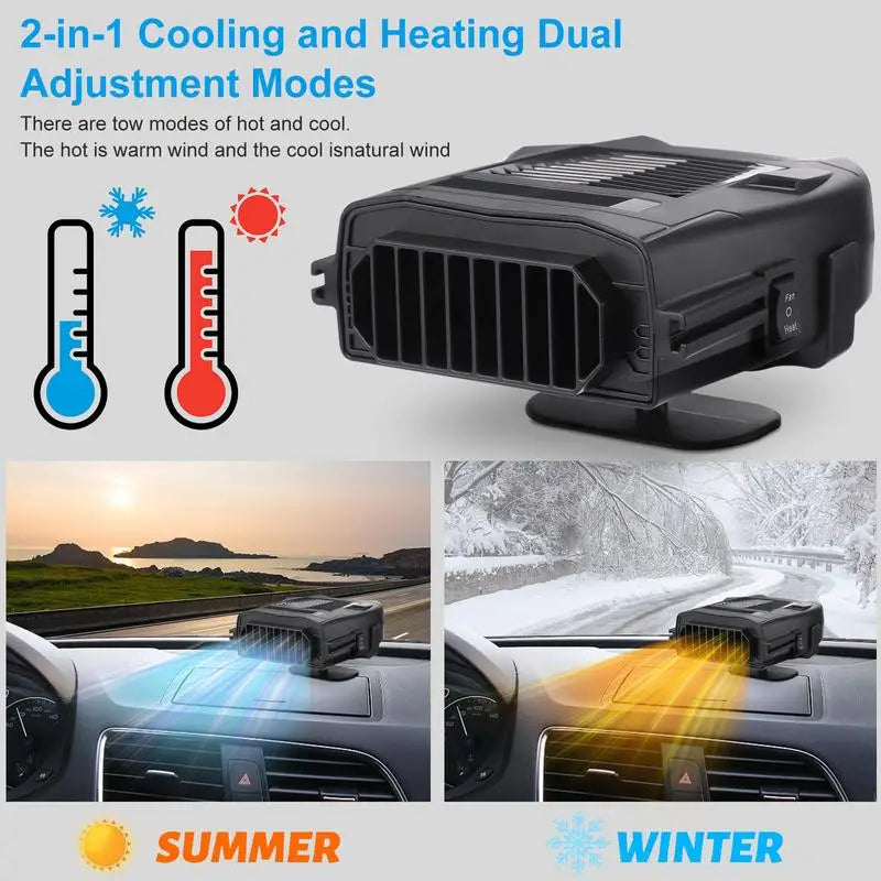 Low Consumption Electric Heater Without Turning On The Engine Car Heating Fans Autonomous Heater 12v Car Electrical Appliances