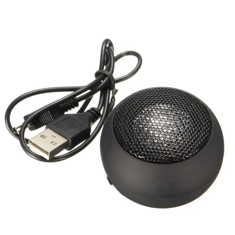 Wired Portable MP3 Music Speaker Mini Small Burger Speaker, 3.5MM Audio Jack Phone/Laptop Player