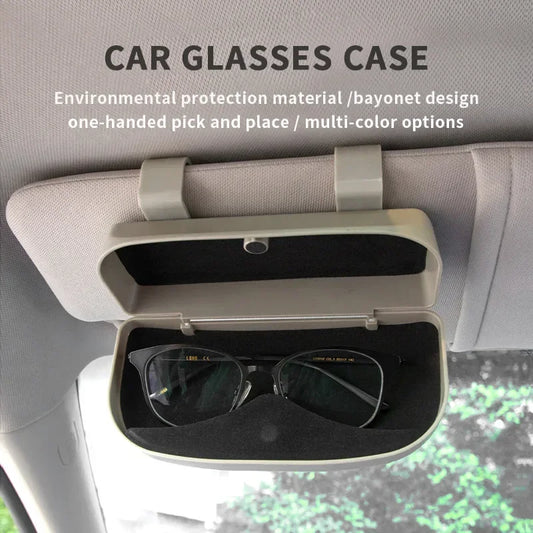 Truck Auto Car Glasses Case Sunglasses Storage Box 3 Colors Auto Interior Accessories Glasses Holder Sun Visor Automobiles