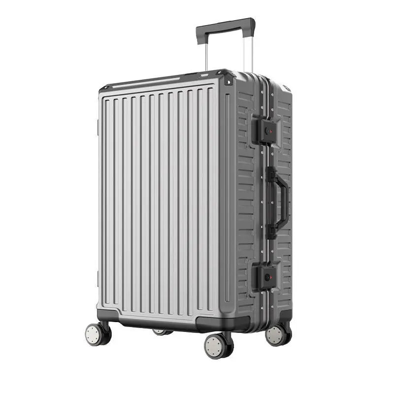 Large Capacity Suitcase Aluminium Frame Carrier 20 28-Inch PC Trolley Case TSA Lock Luggage Travel Bag Wheeled