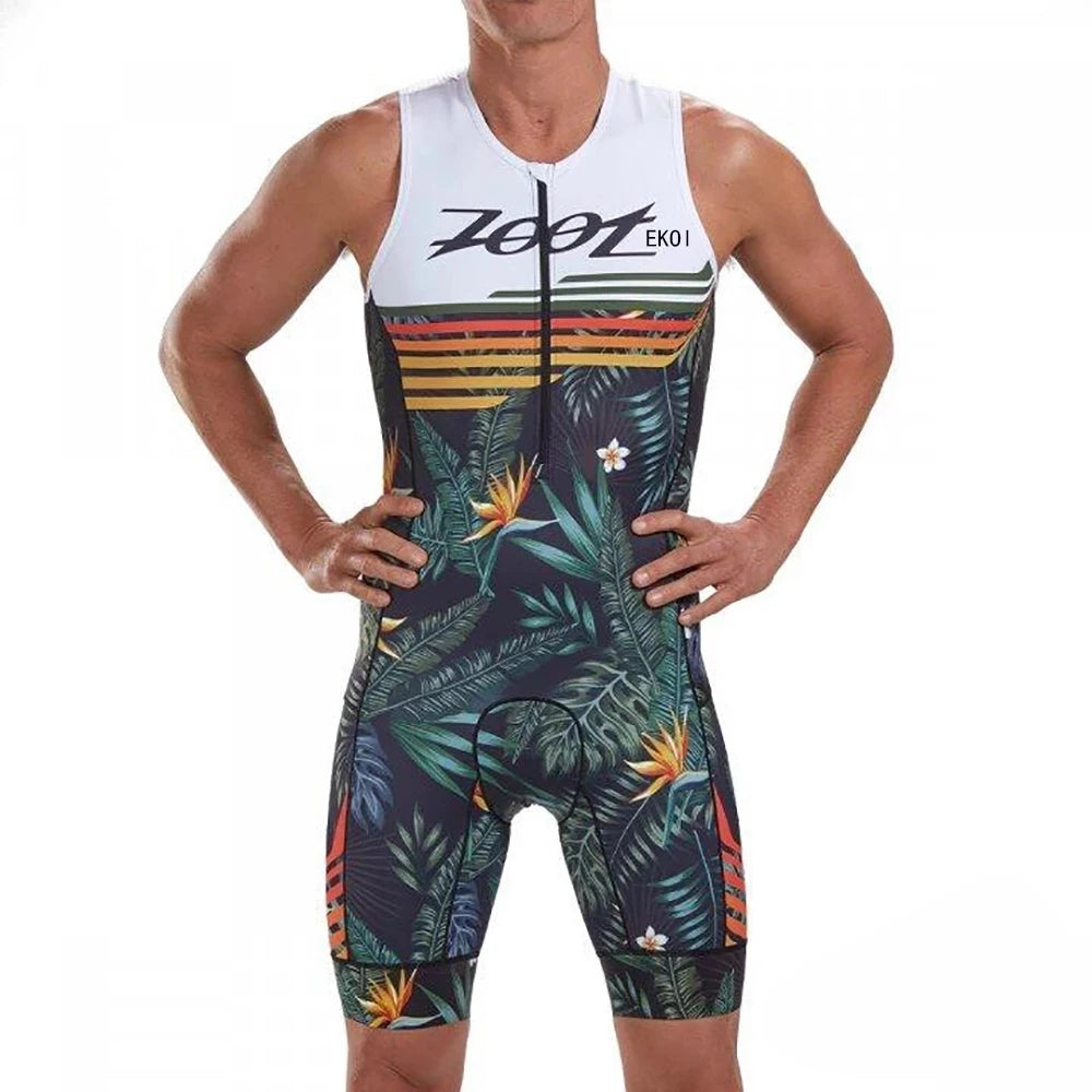 ZOOTEKOI Triathlon Ropa Ciclismo Sleeveless Men's Cycling Jersey Sportswear Outdoor Cycling Clothing 2020 Summer New Style