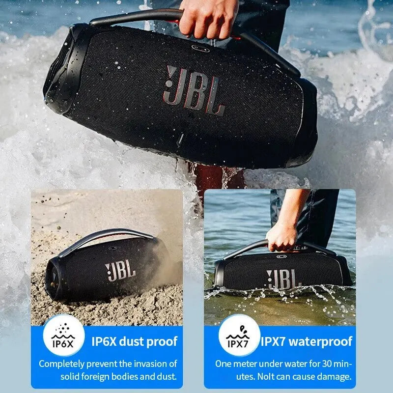 Boombox 3 Music Third Generation Wireless Bluetooth Outdoor Indoor Sports Bass Portable Speaker