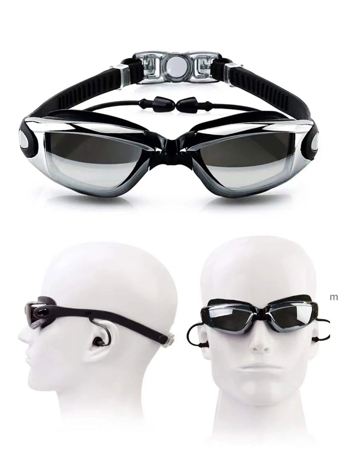 Professional Adult Swim Goggles Waterproof Fog-proof Racing Goggles Men Women Cool Silver Plated Swimming Equip Wholesale