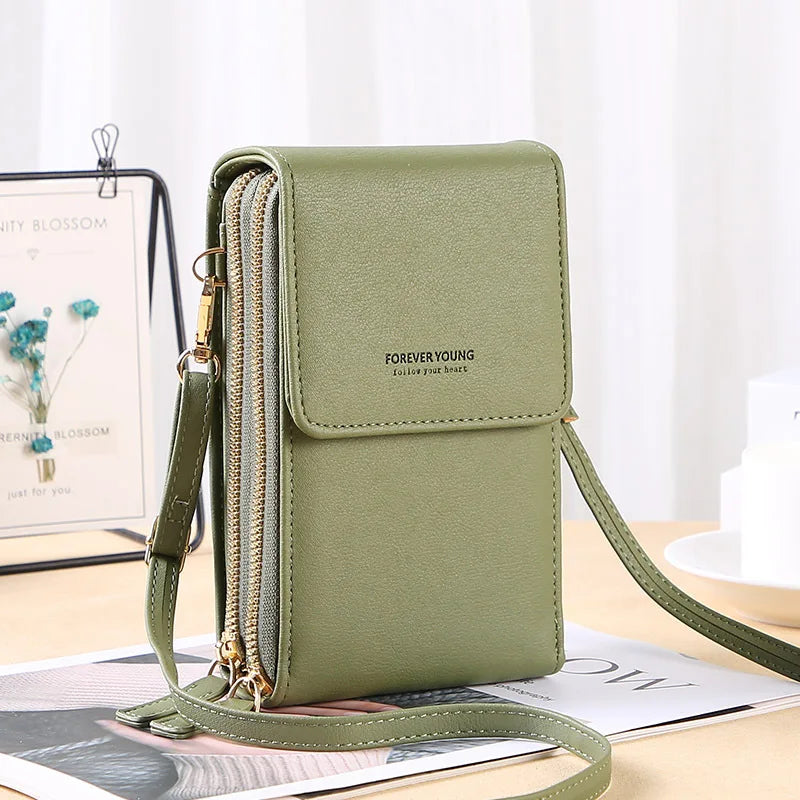 Buylor Touch Screen Cell Phone Bags of Women Soft Leather Wallets Women's Bag 2022 Handbags Female Crossbody Strap Shoulder Bag