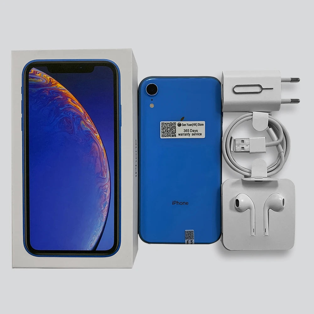 Original Apple iPhone XR 6.1" RAM 3GB ROM 64GB/128GB/256GB Smartphone A12 Bionic 4G LTE Hexa Core IOS Face ID NFC Cell Phone