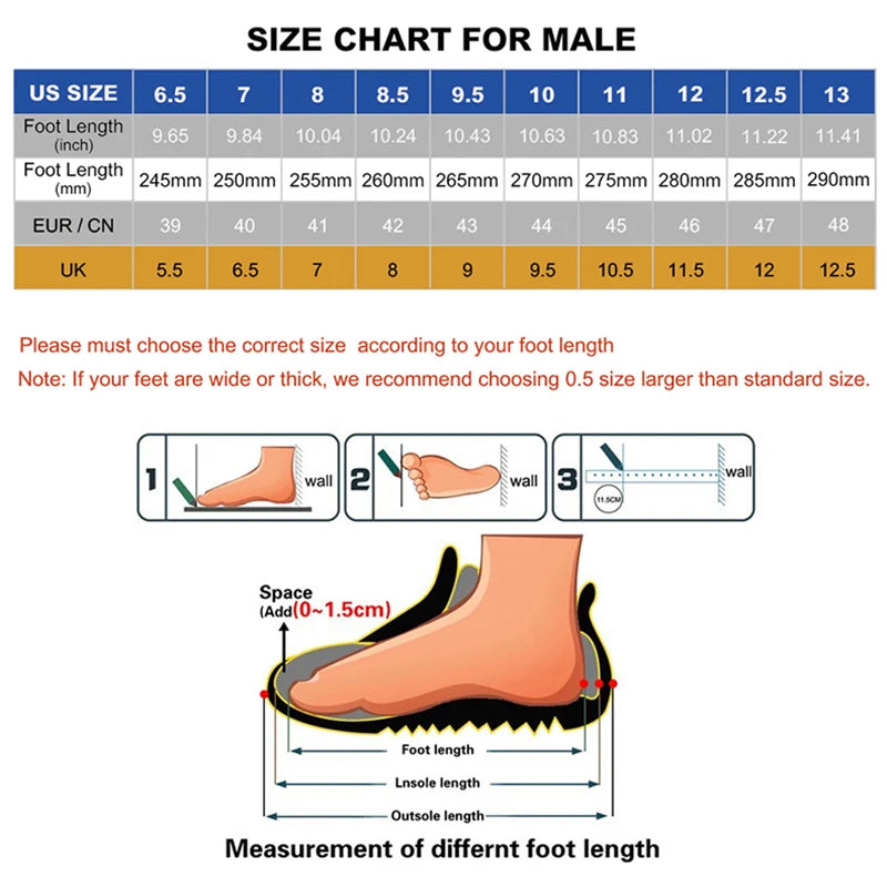 Men Sneakers Breathable Mesh Casual Shoes Black White Platform Shoes Fashion Sneakers Luxury Men's Shoes Tennis Man Size 39-44