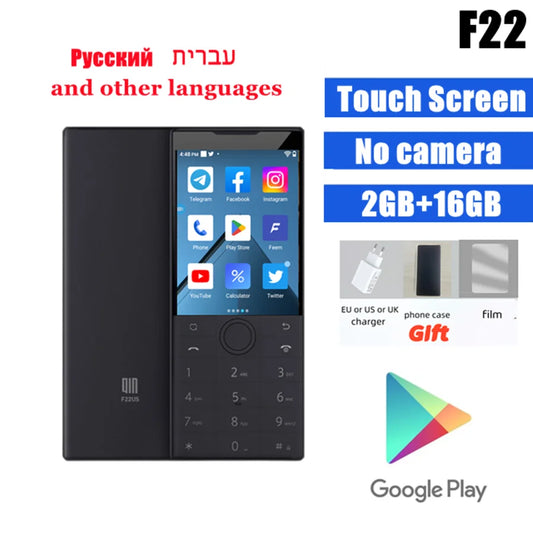 Smart Phone with Touch Screen, Google Version, Android 11, WiFi, No Camera, F22, 2GB, 16GB, MTK6739, Best