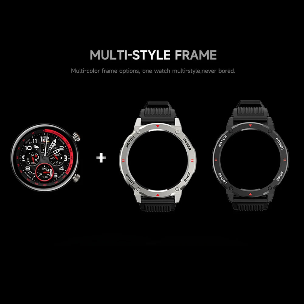 NEW ARRIVALS IMIKI D2 Smartwatch Super-retina AMOLED Display Long Battery Life Water Resistant 3ATM 24H Health Management